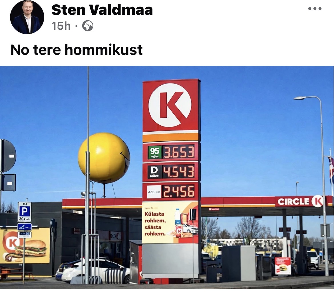 Sten Valdmaa Facebook